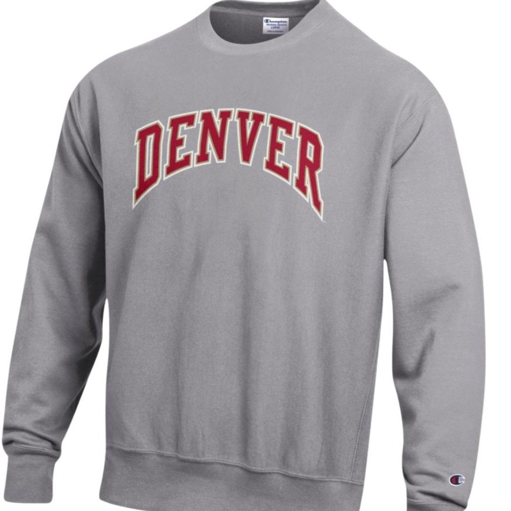 University of Denver Reverse Weave Crewneck Sweatshirt